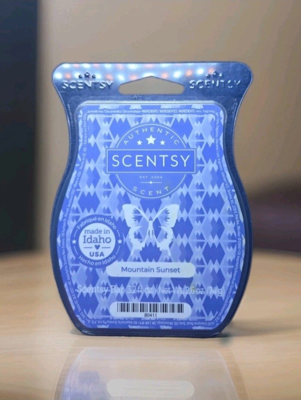 New Scentsy 3.2 Fl Oz Bar Discontinued Scent Mountain Sunset